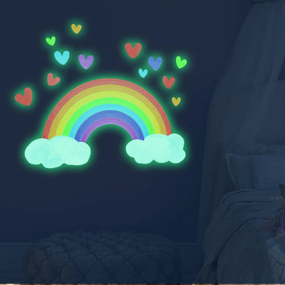 Luminous Rainbow Wall Stickers for Kids