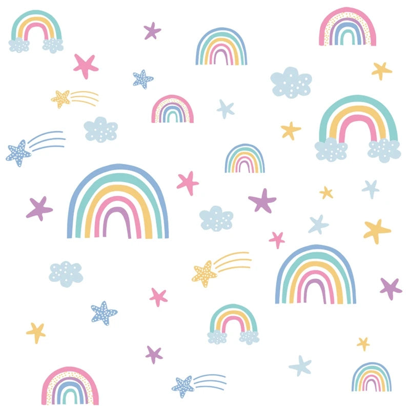 Luminous Rainbow Wall Stickers for Kids