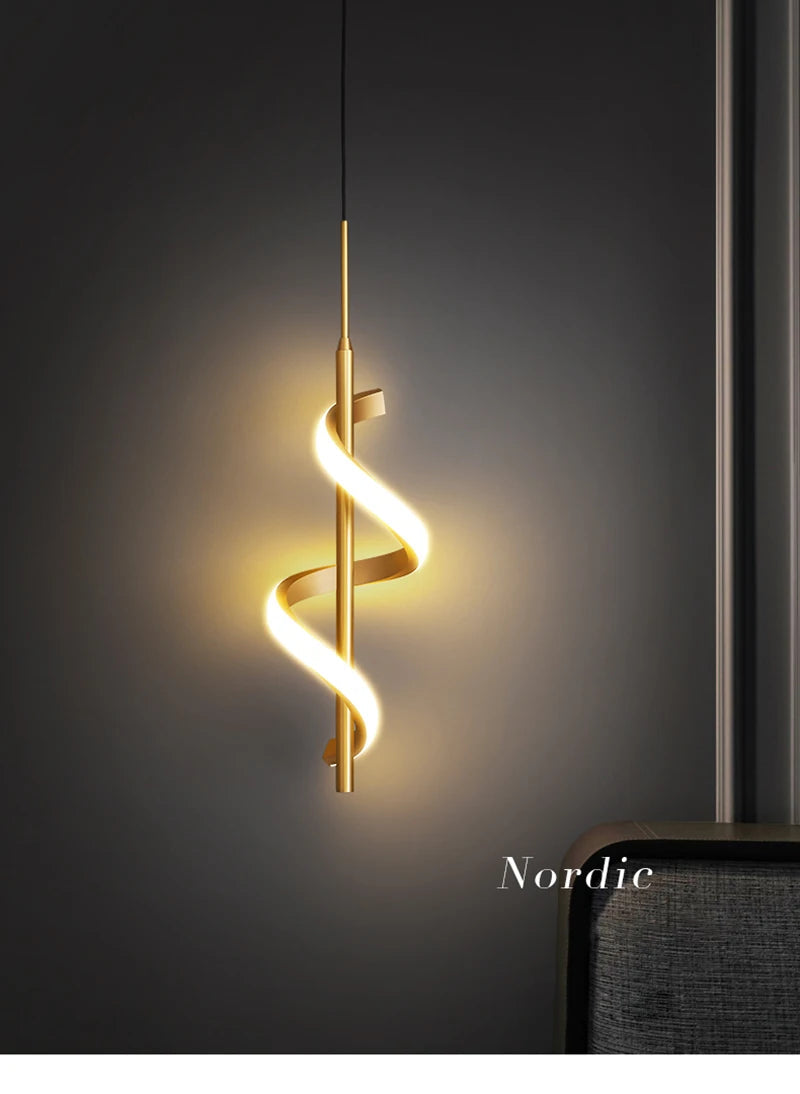 Lustre LED Pendant Lamp - Modern Style