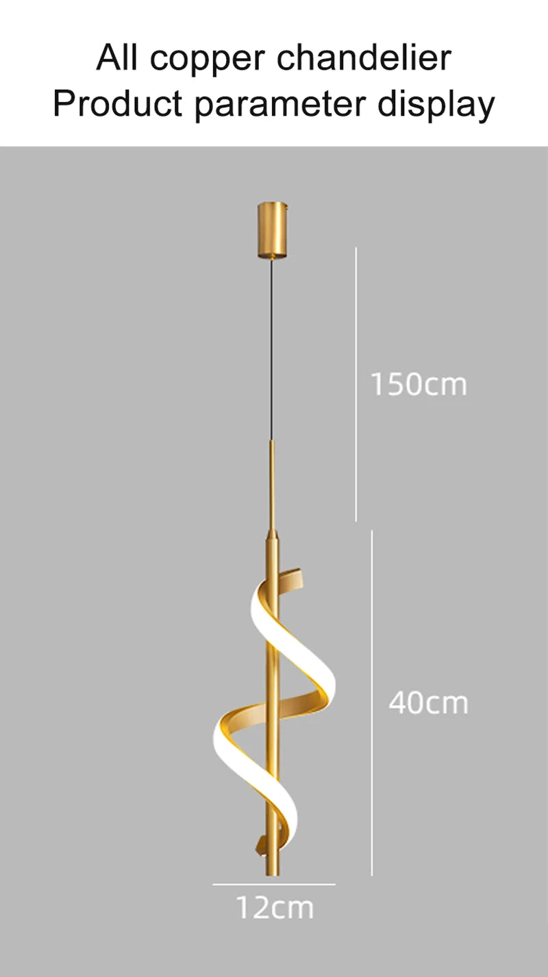 Lustre LED Pendant Lamp - Modern Style