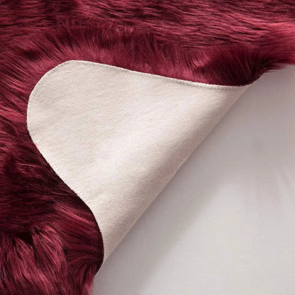 Luxurious Faux Sheepskin Bedroom Rug