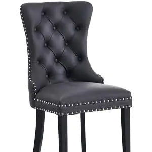 Luxurious Leather Dining Chairs Set