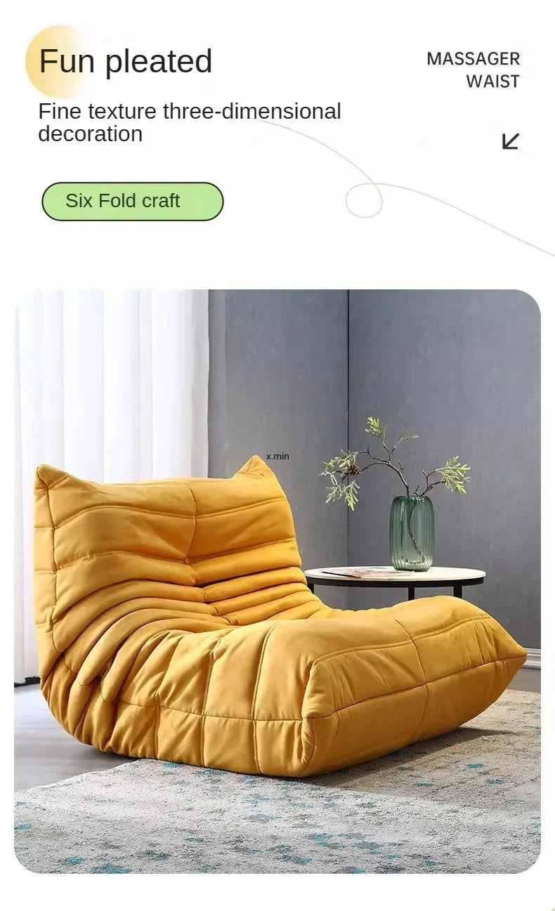 Luxurious Velvet Single Sofa Chair