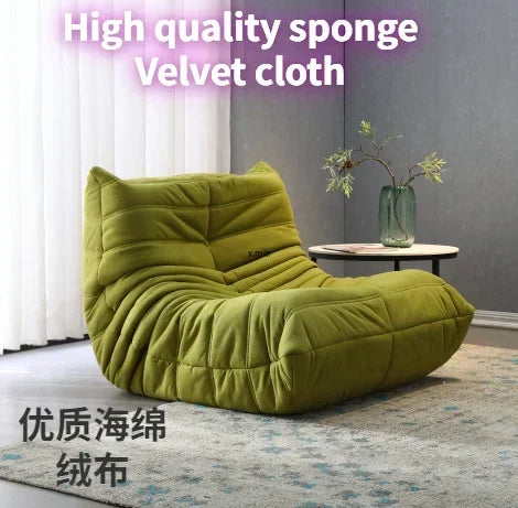 Luxurious Velvet Single Sofa Chair