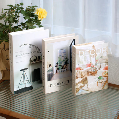 Luxury 3-Piece Faux Book Set