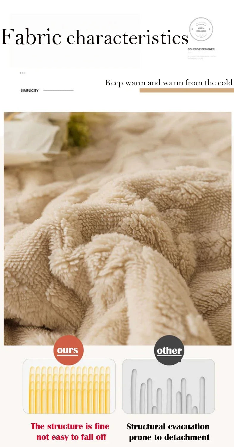 Luxury Coral Fleece Plush Blanket