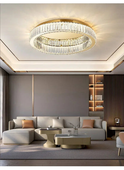 Luxury Crystal Ceiling Lamp, Dimmable