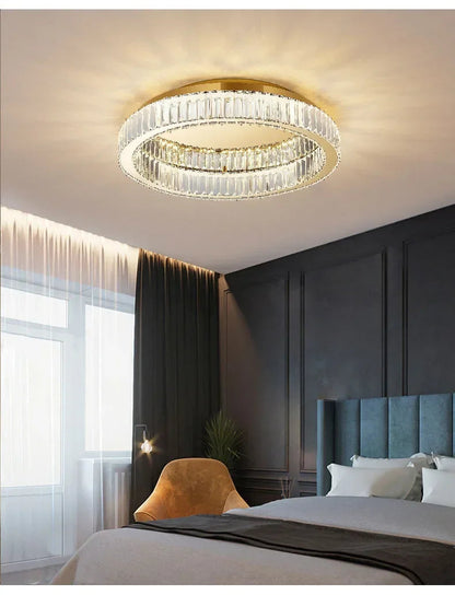 Luxury Crystal Ceiling Lamp, Dimmable