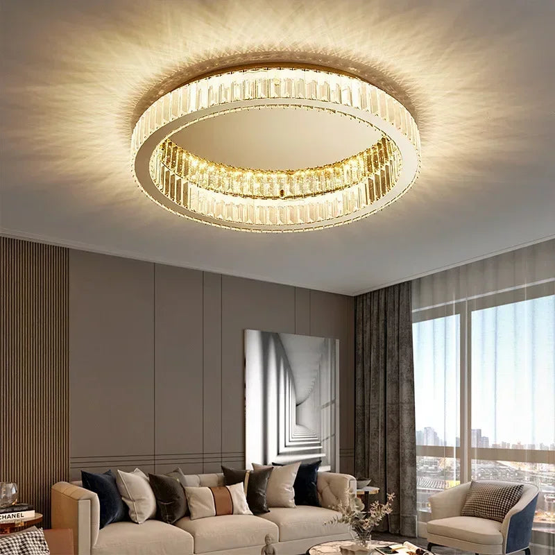 Luxury Crystal Ceiling Lamp, Dimmable