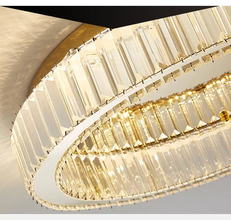 Luxury Crystal Ceiling Lamp, Dimmable