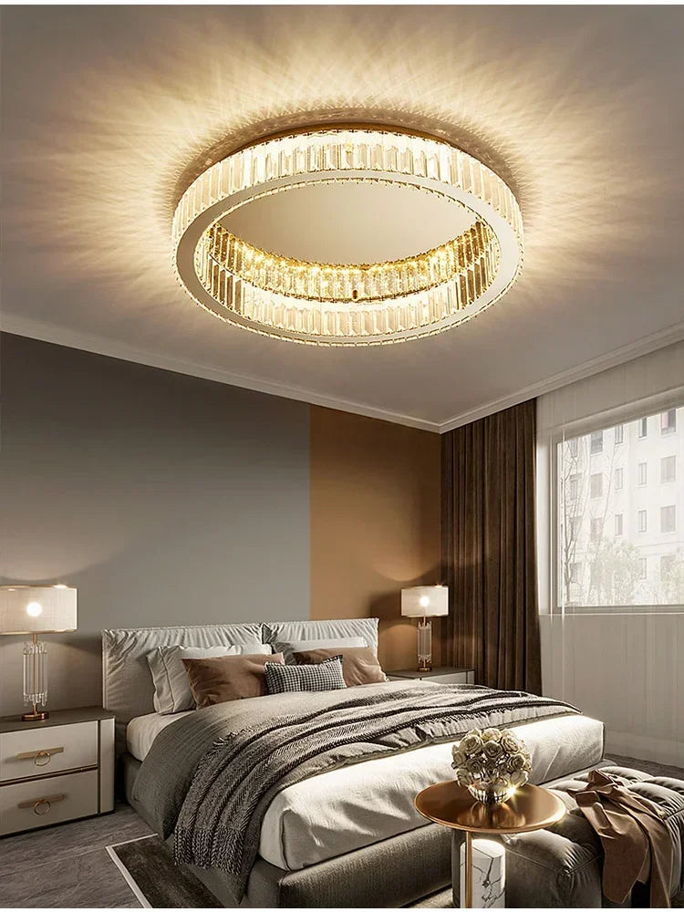 Luxury Crystal Ceiling Lamp, Dimmable