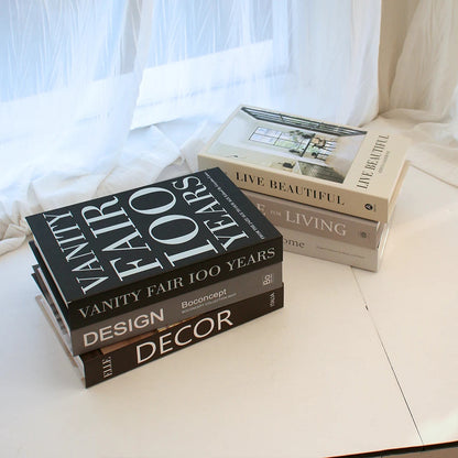 Luxury Decorative Fake Books Set