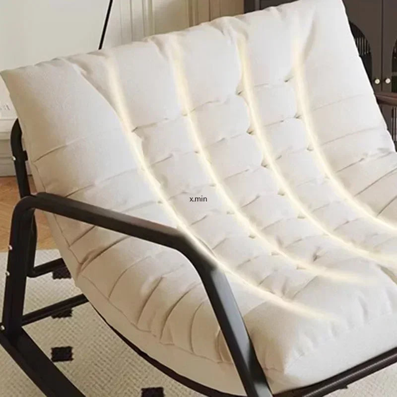 Luxury Fabric Rocking Living Room Chair