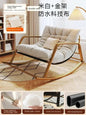 Luxury Fabric Rocking Living Room Chair