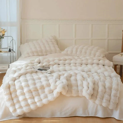 Luxury Faux Fur Throw Blanket