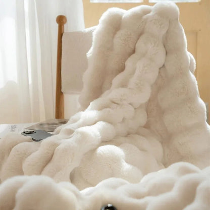 Luxury Faux Fur Throw Blanket