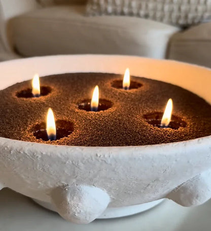 Luxury Floating Pearled Candle Set