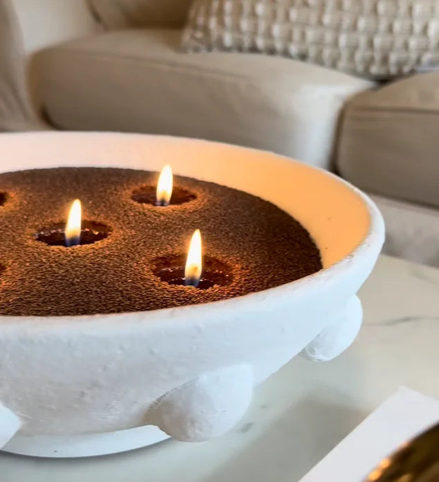 Luxury Floating Pearled Candle Set