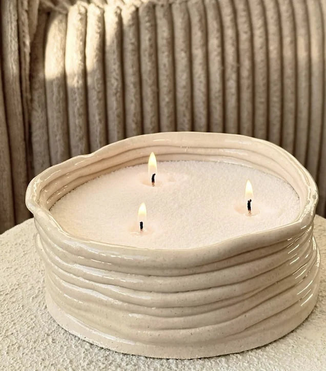 Luxury Floating Pearled Candle Set