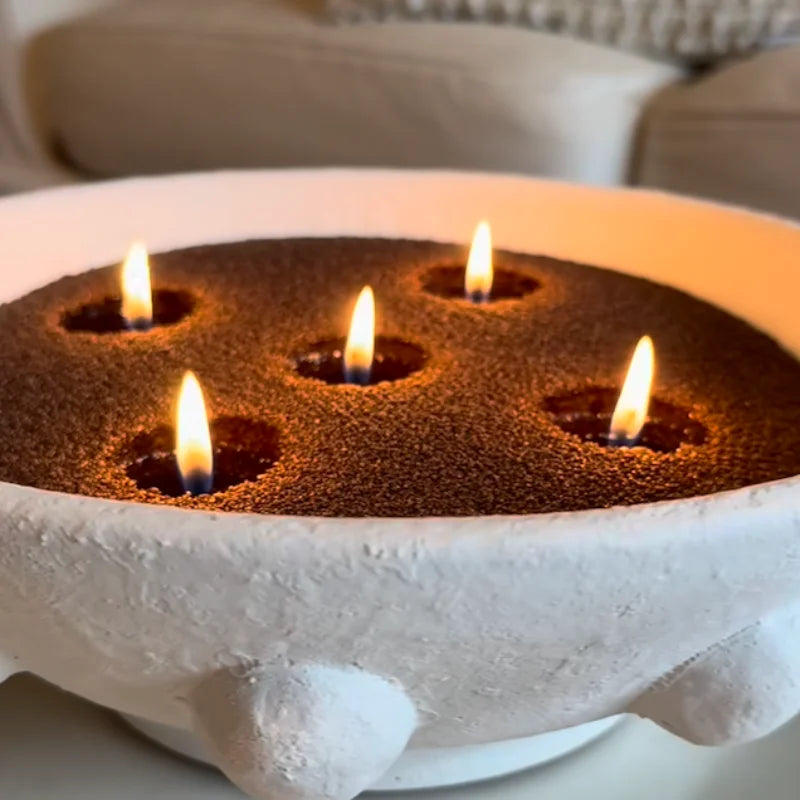 Luxury Floating Pearled Candle Set