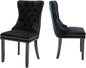 Luxury Grey Velvet Dining Chairs Set