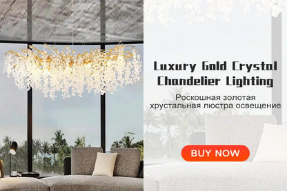 Luxury LED Crystal Chandelier Large