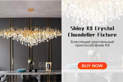 Luxury LED Crystal Chandelier Large