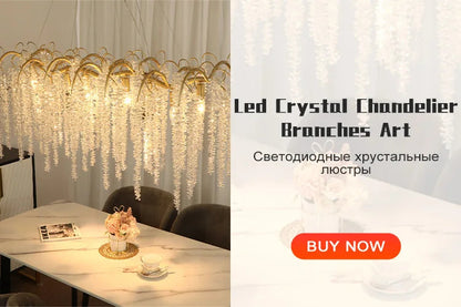 Luxury LED Crystal Chandelier Large