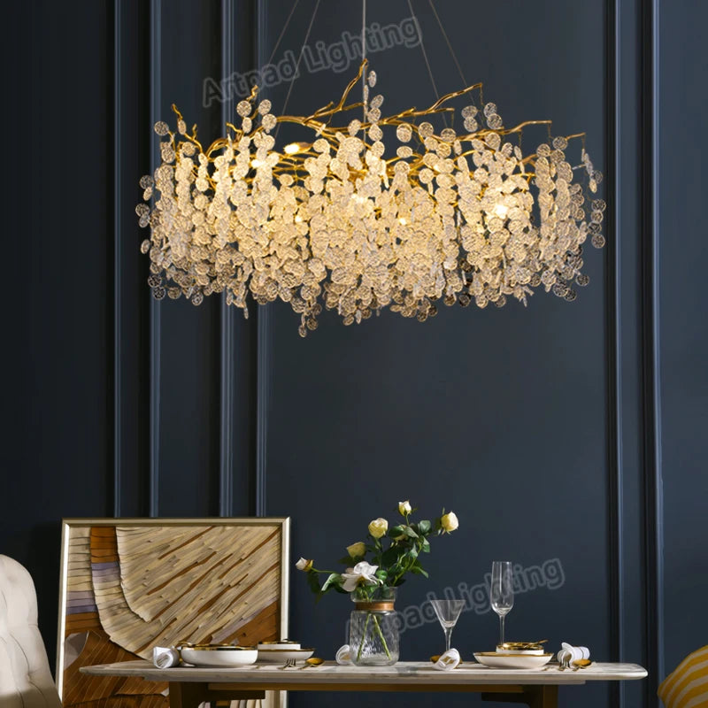 Luxury LED Crystal Chandelier Large