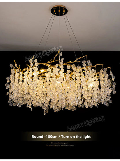 Luxury LED Crystal Chandelier Large