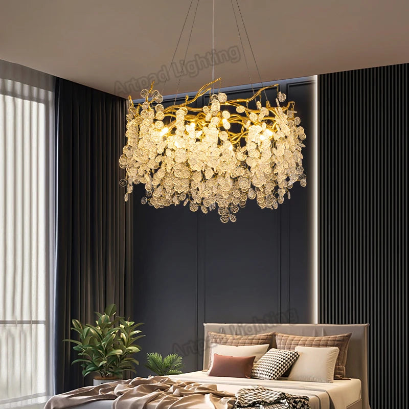 Luxury LED Crystal Chandelier Large