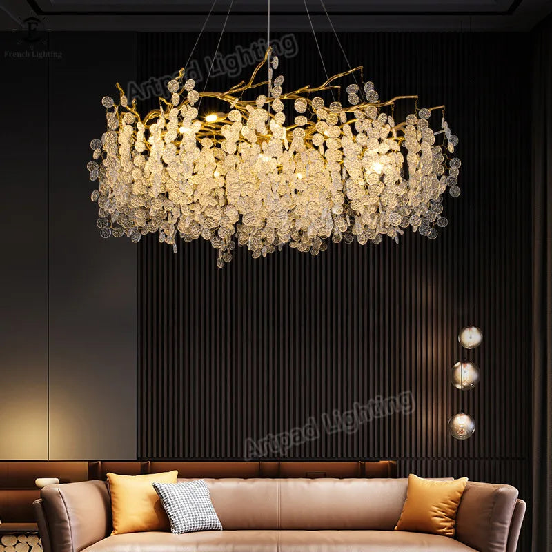 Luxury LED Crystal Chandelier Large