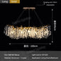 Luxury LED Crystal Chandelier Large