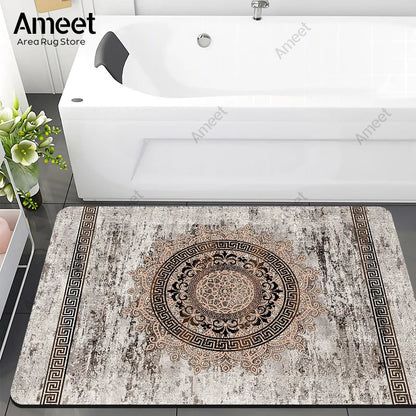 Luxury Marble Anti-Slip Bath Mat