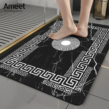 Luxury Marble Anti-Slip Bath Mat