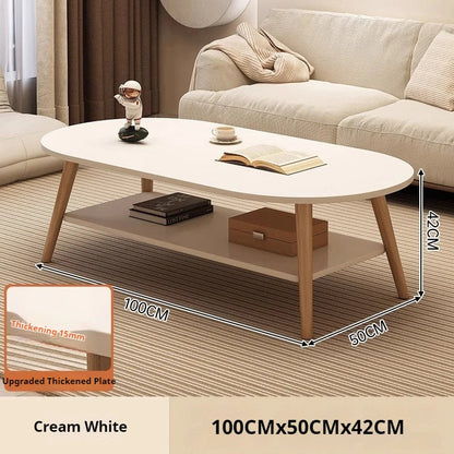 Luxury Nordic Wooden Coffee Table