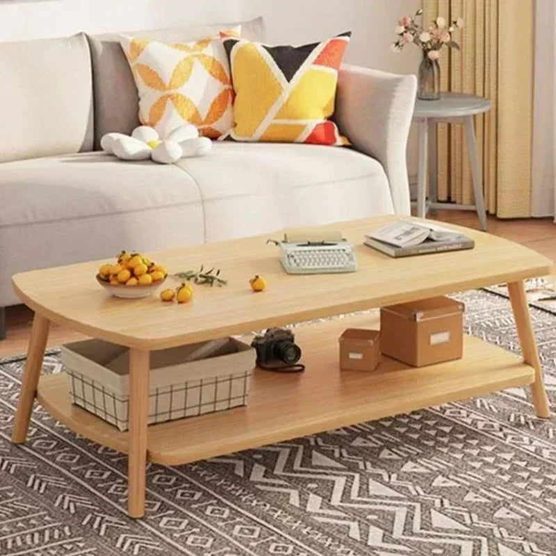 Luxury Nordic Wooden Coffee Table