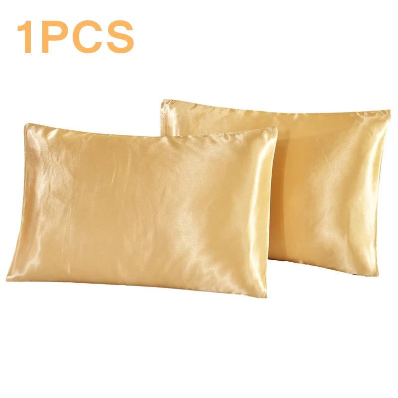 Luxury Satin Silk Queen Pillowcase