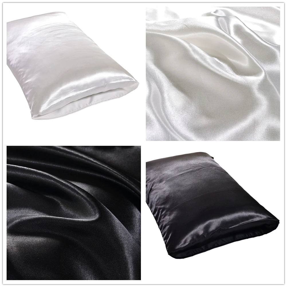 Luxury Satin Silk Queen Pillowcase