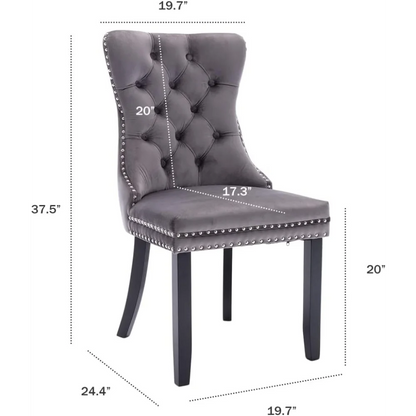 Luxury Velvet Upholstered Dining Chair