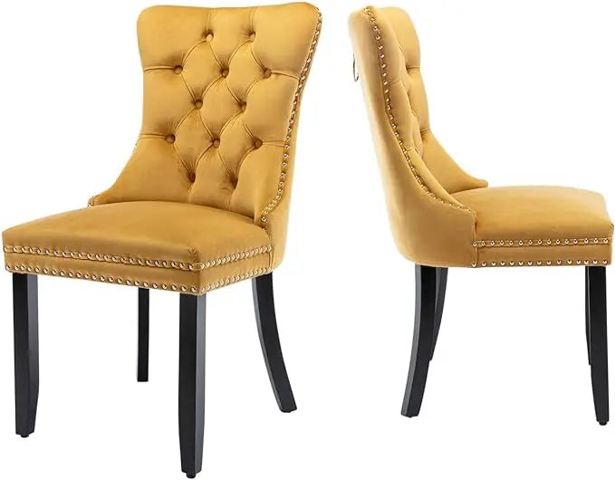 Luxury Velvet Upholstered Dining Chair