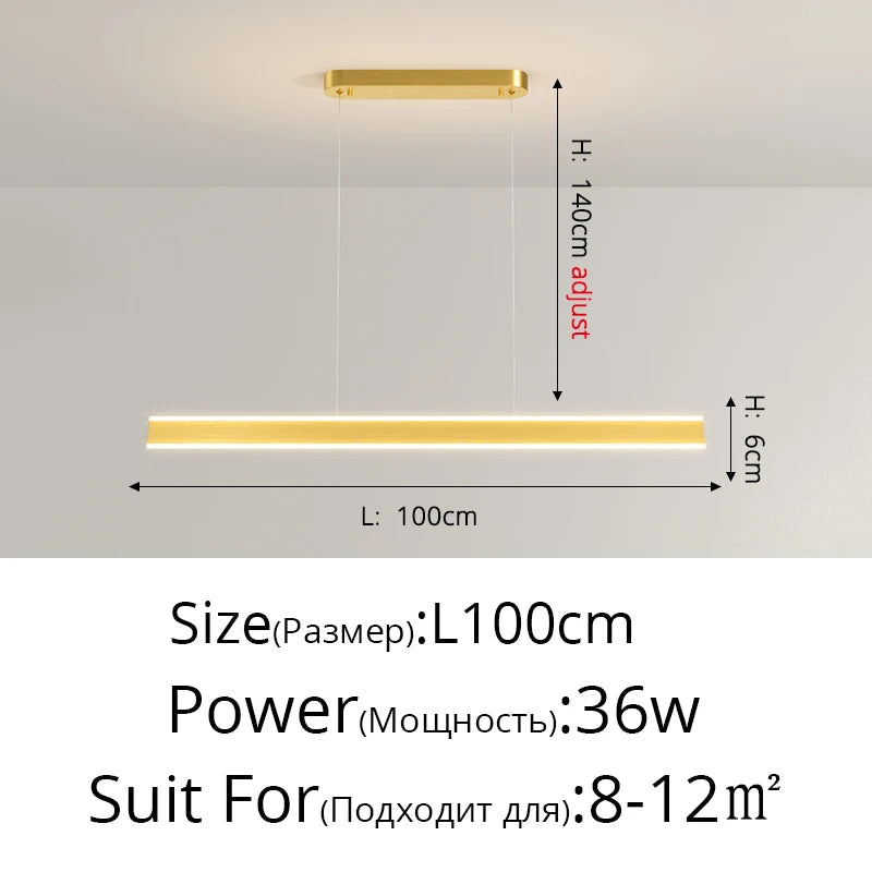 MAVELA Modern LED Chandelier - Minimalist