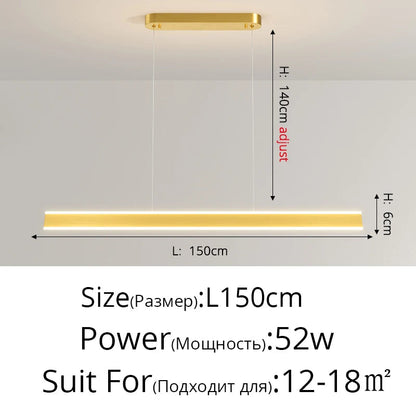 MAVELA Modern LED Chandelier - Minimalist