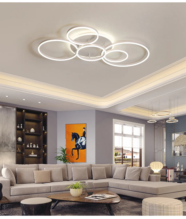 MAVELAI Dimmable Modern LED Chandelier