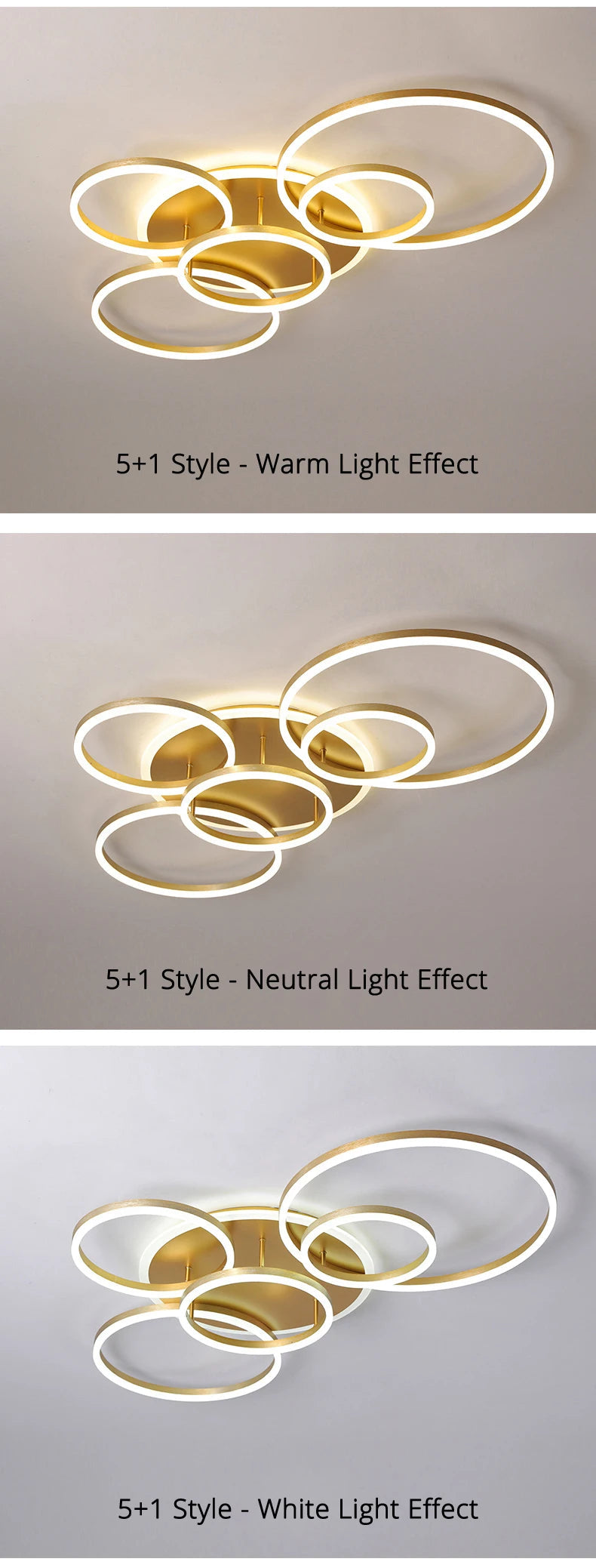 MAVELAI Dimmable Modern LED Chandelier