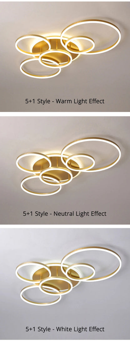 MAVELAI Dimmable Modern LED Chandelier