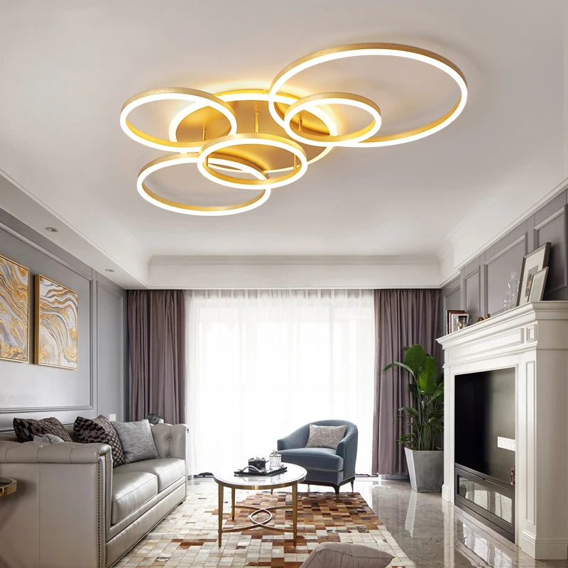 MAVELAI Dimmable Modern LED Chandelier