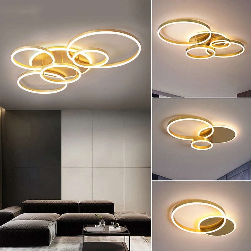 MAVELAI Dimmable Modern LED Chandelier