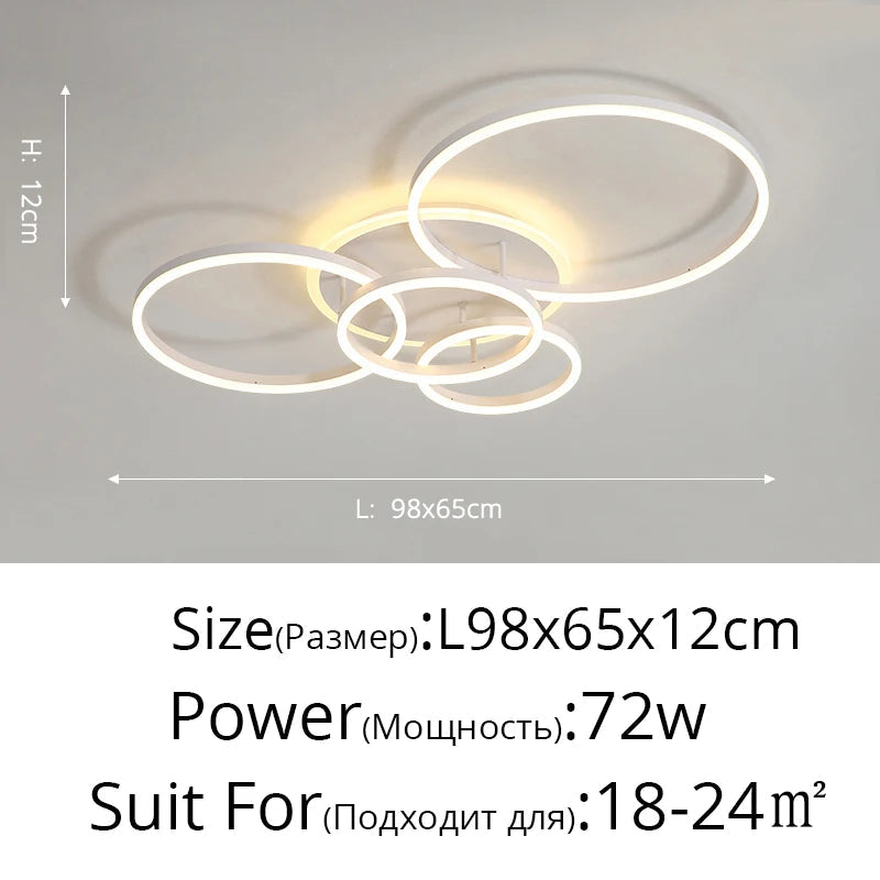 MAVELAI Dimmable Modern LED Chandelier