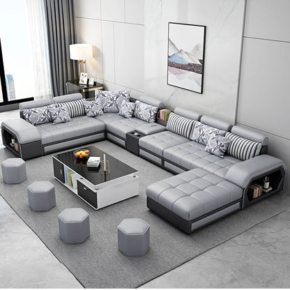 MINGDIBAO U-Shaped Fabric Sofa Set